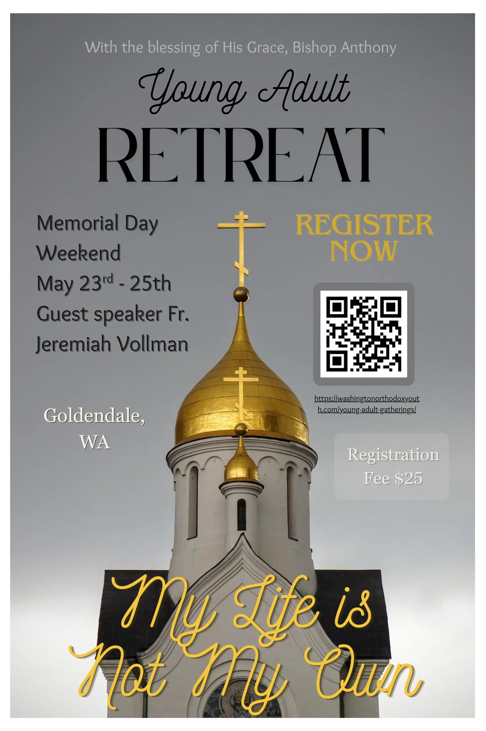 Youth retreat flyer